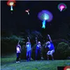 Led Flying Toys Elicottero S con luci Lanciatori Imbracature rimbalzanti Trasmettitore Gioco Consegna a goccia