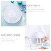 Bottle Warmers Sterilizers# Baby Bottle Sterilizer Box Products Microwave Steam Dryer Holder Tableware Storage Container Pacifier Case Feeding 231010