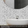 Adesivi murali Piastrella a mosaico Buccia e bastone Autoadesivo Impermeabile 3d Decalcomania Vinile Cucina Bagno Backsplash Adesivo Home Decor 231009