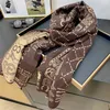 Sjaals Dames Designer Sjaal C Luxe Kasjmier Wrap Mode Dames Uitlaat Winter Warm Halsdoek Populair Bruin Sciarpa Zacht Klassiek Merk