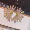 Dangle Earrings Luxury Multicolor Fireworksスタッド