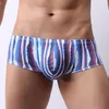 Onderbroek Mannen Sexy Ondergoed Ademende Boxers Lingerie Laagbouw Bloemenprint Mode Big Size U-Bulge Mannelijke Slipje Zakje