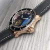 Blancpain avec montre pour homme Tourbillon Diver's bracelet supplémentaire et lunette tournante avec compte à rebours en verre saphir Vendue aux professionnels uniquement Collectionnée par des professionnels