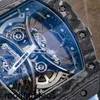 Luxuriöse mechanische Uhr Richardmill Andere Uhren Sport Richardmill Mens Serie RM5301 Polo Limited Edition Tourbillon Full Hollow 4450 x 4994 Handbuch RM5 HB76