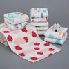 Asciugamani Accappatoi Kangobaby #My Soft Life# Confezione da 4 pezzi Per tutte le stagioni 6 strati Mussola di cotone nato Asciugamano per il viso Panno per il lavaggio del bambino Bavaglino per neonato 25x50 cm 231010