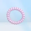 Colorful Telephone Wire Cord Pony Tails Holder Gum Good Quality Girls Elastic Hair Rope Candy Color Bracelet 18 Colors4591884