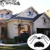Christmas Decorations 200cm Halloween Giant Black Spider Plush toy Decoration Props Kids Toy Haunted Outdoor Party House Decor 231009