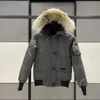 Designer Canada inverno uomo e donna abbigliamento slim giacca con cappuccio piumino coppia abbigliamento da lavoro giacca isolante in piuma d'oca resistente al freddo XS-3XL