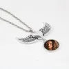 Pendant Necklaces Pendants For Sublimation White K Peach Heart Angel Women Button Jewelry Transfer Diy Consumable224m