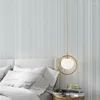 Fonds d'écran Style nordique moderne simple couleur unie papier peint à rayures verticale chambre salon extension Morandi Colo