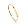 Bransoletka bransoletka bransoletka bransoletki moda Złoty kolor stalowy mankiety Bracelet mankietów dla kobiet biżuteria Braklety 2021315V