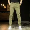 Męskie dresy śladowe Elmsk Casual Pants Spring and Autumn Bawełna luźna prosta rurka Busines