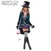 Tema Costume Halloween Alicia en el país de las maravillas viene Mujeres Magias Cosplay Girls Princess Quess Magic Cosplay Agrupación femenina Q240307