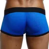 Sous-vêtements JOCKMAIL Marque Sous-vêtements Boxer Hommes Respirant Mesh Hommes Boxers Mâle Sexy Gay Pénis Poche Culottes Trunks Pantalon 231010