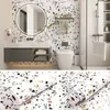 Autocollants muraux pour carrelage de salle de bains, papier peint auto-adhésif épais et imperméable pour toilettes, décoration de la maison, 231009