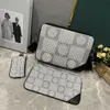 Nya modemän designer väska messenger crossbody väskor hög kvalitet 3 st trio kvinnor för klassiska handväskor påsar plånbok präglade läder axelväskor