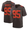 Myles Garrett voetbalshirt aangepaste Nick Chubb Deshaun Watson Amari Cooper Owusu-Koramoah Denzel Ward Donovan Peoples-Jones Cedric Tillman Jarvis Landry Kosar