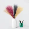 50 pçs artificial pampas grama casa decoração de casamento fofo falso pampas grama boho festa decoração diy flor vaso parede falso planta reed