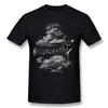 Luxuriöse Herren-T-Shirts aus 100 % Baumwolle, Musik gibt Flügel, Herren-O-Ausschnitt, schwarzes Kurzarm-T-Shirt in Übergröße, bedruckt auf Tee-Shirts219M