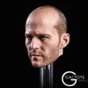 Militära figurer 2 Styles Vivid VT001 GC023 1/6 Skala europeisk manlig soldat Tough Guy Bald Movie Star Head Sculpt Model för 12 "Figur Body 231009