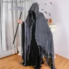 Kostium motywu Unisex Halloween Dementors Cosplay Come Gothic Horror Zombie Zombie Capes Day of the Dead Party Props Cloaks Q240307