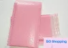 Espace utilisable rose Poly bulle Mailer enveloppes d'emballage cadeau rembourré sac d'emballage auto-scellant prix usine en gros