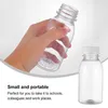 Vattenflaskor 6 st 100 ml mjölk liten juice läcksäker bärbar dryck plastflaskbehållare