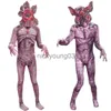 Costume a tema 2022 Demogorgon Bambini adulti Costumi di Halloween Zombie Mangiatore di uomini Fiore Spaventoso Fortezza Cosplay Festa di Carnevale Creepy Vestiti Maschera x1010