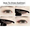 Makeup Tools Sdotter Eye Makeup Stencils Eye Template Shaper Model Easy To Make Up Cat Line Stencils Eyeliner Card Cat Line Eyeliner Tools Bl 231007