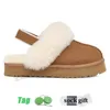 Womens tazz slippers platform tasman slipper Disquette Chestnut Mustard Seed Fur Slides Designer boots Women Ultra Mini Short Ankle Warm Booties Casual Loafers