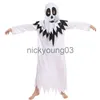 Theme Costume Scary Kids White Ghost Costume for Halloween Christmas Carnival Masquerade Horrible Elves Robe Children Cosplay Costume x1010