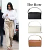 The Row Designer-Geldbörse und Handtasche, Schultertasche, Unterarmtasche, Riemen, weiß, für Damen und Herren, quadratische Lunchtasche für Reisen, Luxus-Clutch, modische Lolita-Umhängetasche unter den Achseln