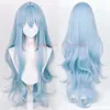 Neue Rei Ayanami Cosplay Perücke Eva Cosplay Frauen Lange Blaue Perücke Anime Eva Cosplay Perücken Hitzebeständige Synthetische Pre Styled Wigcosplay