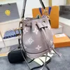 Moda nano bb super mini wiadro torba noe neo sznurka torba czarne monogramy na płótnie damskie projektant luksusowa torebka słodka crossbody fold me torebka m46581