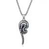 Pendant Necklaces Gothic Biker Snake Necklace For Women Mens Stainless Steel Chain 3mm 24'' Serpentine Style Cocktail Part298A