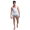 Mäns kroppssaxar Shaper Slimming undertröja kompression västar fettförbrännare skjorta midja tillbaka stöd belly korsett272z