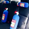 Muñecos de peluche creativos NOS botella de óxido nitroso almohada de felpa suave juguetes Turbo JDM cojín regalos decoración del coche reposacabezas respaldo asiento cuello resto 231009