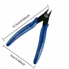 Hand Tool Electrical Wire Cable Cutters Cutting Side Snips Flush Pliers Nipper Anti-slip Rubber Mini Diagonal Pliers Repair Tool TH1164