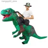 Theme Costume Anime Fancy Mascot Dinosaur table Come Christmas Halloween Cosplay Comes Dress T-rex Suit for Adult Man Woman Q240307