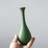 Vasi Vaso piccolo in ceramica Zen Decorazione domestica in stile cinese Semplice composizione di fiori secchi retrò