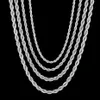 Hiphop cool designer halsband för kvinnor herr halsband kedjor ed rep rostfritt stål guld silver svart sydamerikansk halsband325c