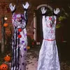 Otro evento Suministros para fiestas Halloween Payaso Colgante Decoración Control de voz eléctrico Scary Outdoor Deco Horror Shivery Enfermera Animatronics Q231010