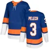 Équipe de hockey 24 Scott Mayfield Jerseys 30 Ilya Sorokin 25 Sebastian Aho 28 Romanov 53 Casey Cizikas 3 Adam Pelech 6 Ryan Pulock Stadium Navy White Numéro de nom personnalisé