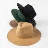 Chapeau Fedora 100% laine pour femmes, automne hiver, nouveau nœud de ruban, mode décontractée, couronne, haut de Jazz, unisexe, Shopping, chapeau melon chaud