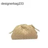 Luksusowa torba klasyczna Bottegaas Tote Bag torebki dziewczynki Venata skórzana ręka 2023 Kaseta Zmarszczona w chmurze Dumpling Single ramię Qwy8