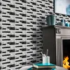 Stickers muraux imperméable auto-adhésif amovible 3D bricolage moderne grisâtre blanc marbre carrelage autocollant salle de bains cuisine placard décor à la maison 231009