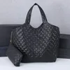 Icare Maxi Designer Tote Bags Quilted Lambskin Genuine Leather Fashion Large Capacity Shopping Luxury Casual Shoulder Handbags Women Handbag Purse Men Totes Bag