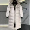 dames designer donsparka's dames heren bont met capuchon lange stijl uitloper jassen puffer waterdicht