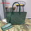 Designer Bag Two Piece Shopping Bag Leather Tote With Wallet Card Holder Messenger Bag Key Coin Shoulder Bag Purse Women Green Brown Flower Bag classic