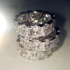 18k vitt guld naturligt 3 karat moissanite smycken ädelsten bizuteria solid 18 k guld anillos de ring för kvinnor män tillbehör241n